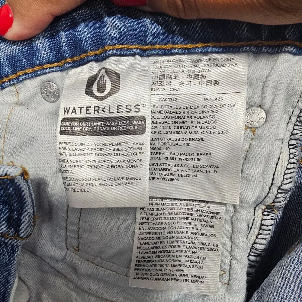 Levi's Light Blue Straight‎ Denim Men's 569's Jeans Size 36x34